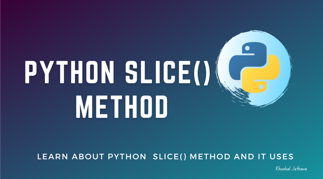 Python slice()